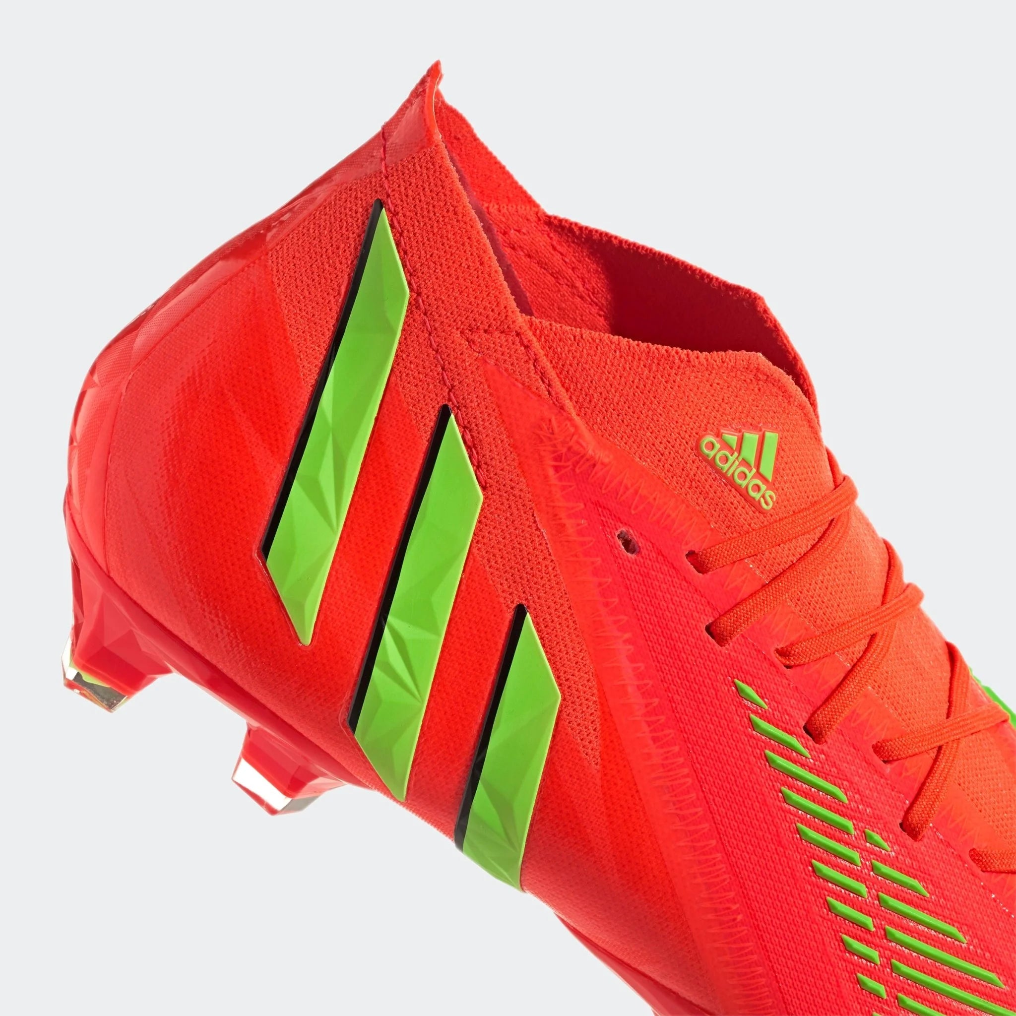 adidas Predator Edge1 FG Firm Ground Boots Solar Red Solar Green Black