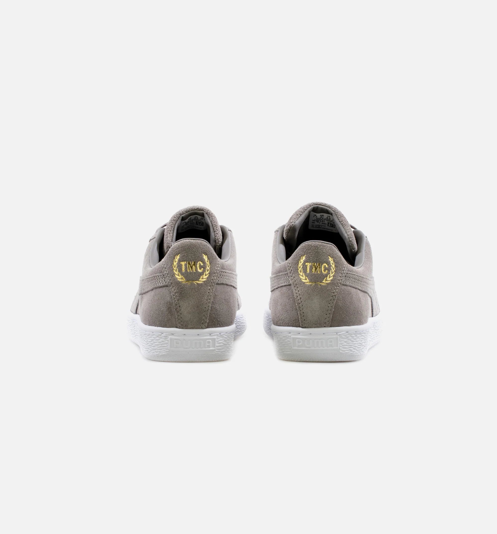 TMC Suede Mens Lifestyle Shoe Grey White