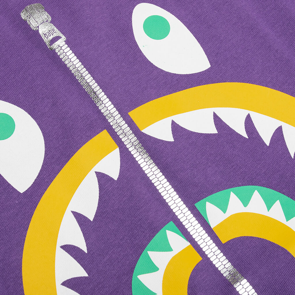Kids Colors Shark Tee Purple