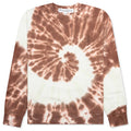 Tie Dye Cat Sweatshirt Brown