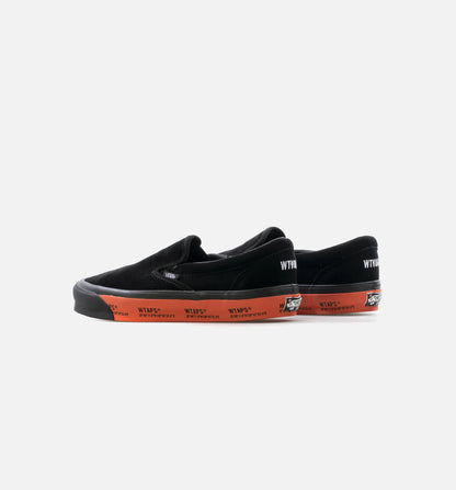 OG Classic Slip On WTAPS Mens Skate Shoe Black Orange