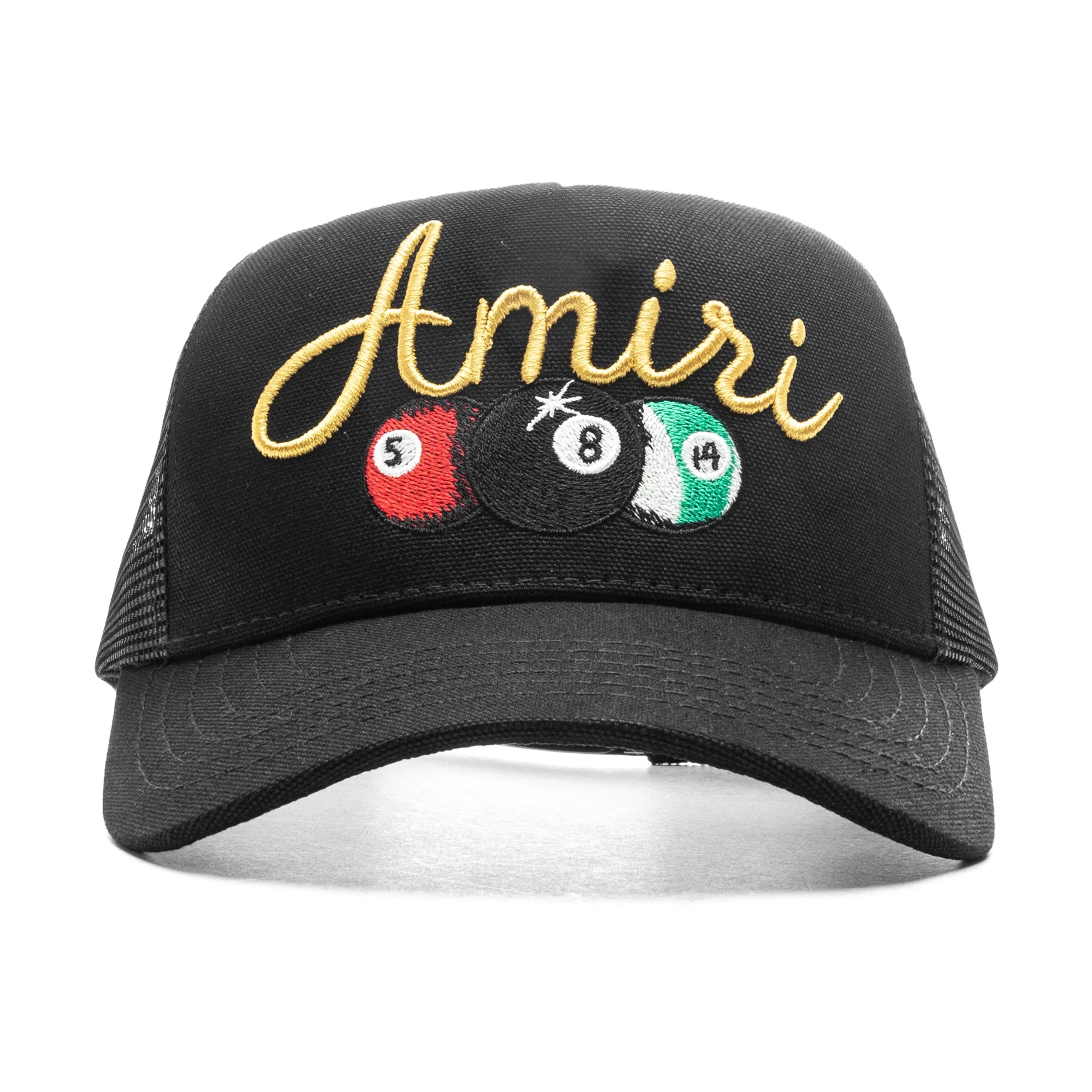 Billiards Trucker Hat Black