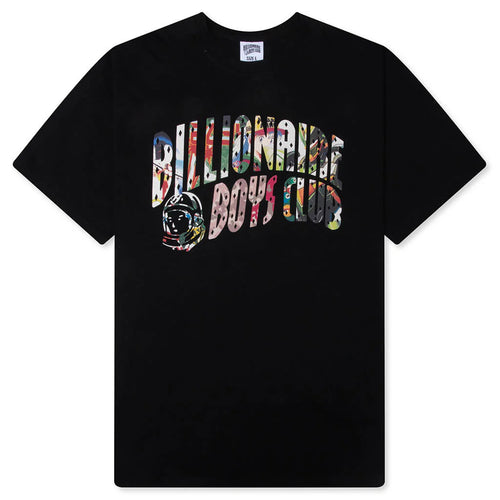 Curve Collage S S Tee Black