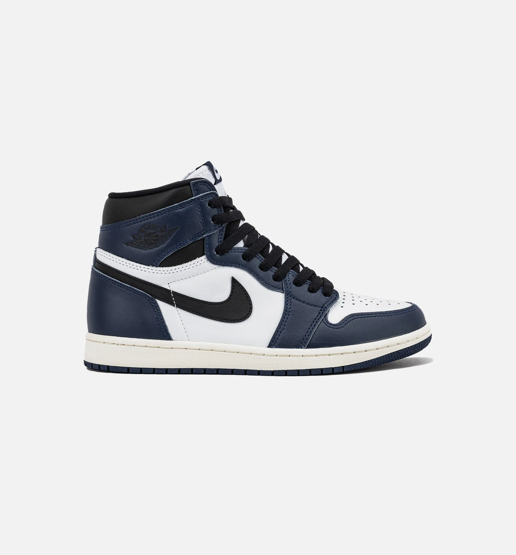 Air Jordan 1 Retro High OG Midnight Navy Mens Lifestyle Shoe Midnight Navy Black White Sail