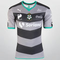 PUMA Santos Mens Away Jersey 2015 Grey Green