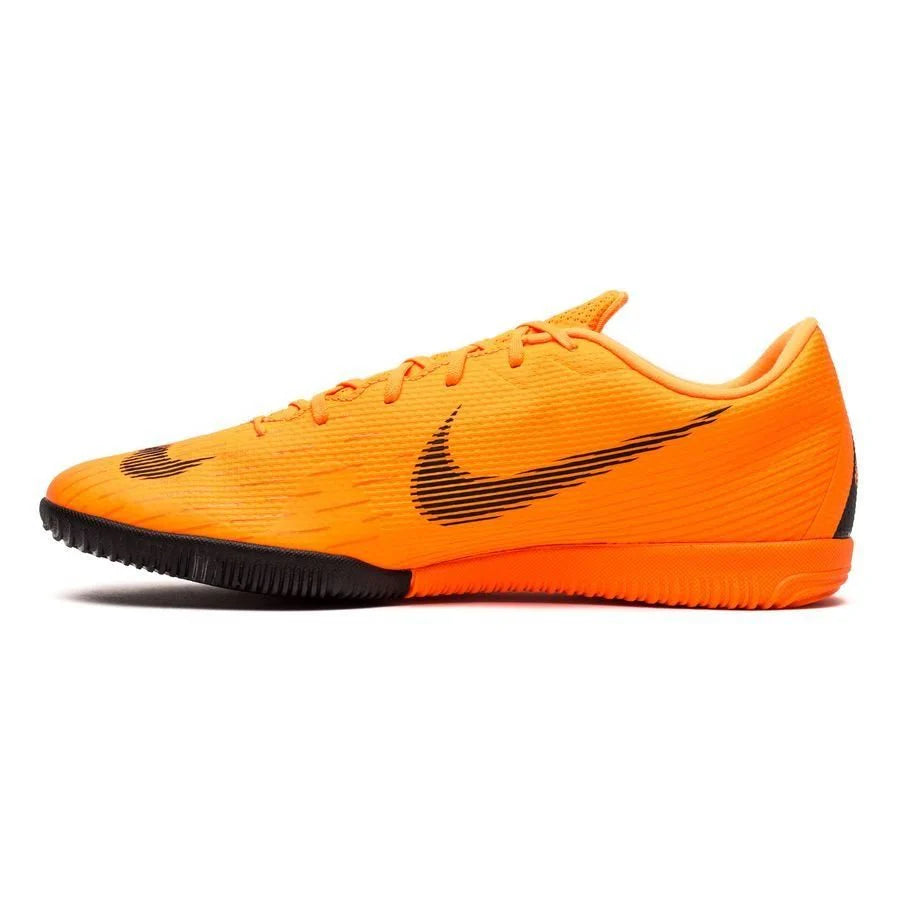 Nike Mercurial VaporX 12 Academy IC Indoor Soccer Shoes Orange Black Volt