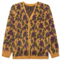Mohair Cardigan Flower Yellow