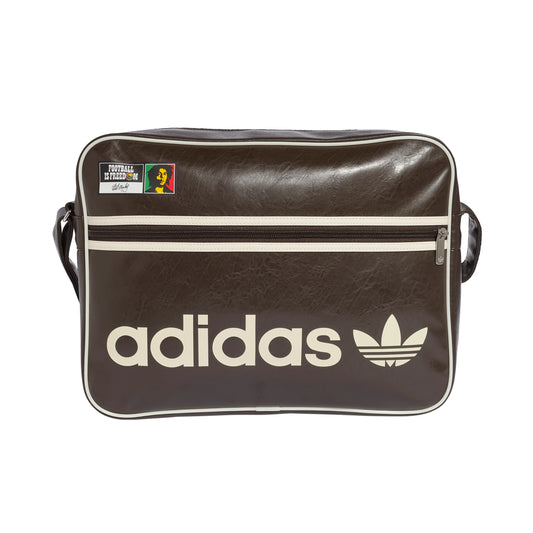 adidas Bob Marley Airliner Shoulder Bag Brown White