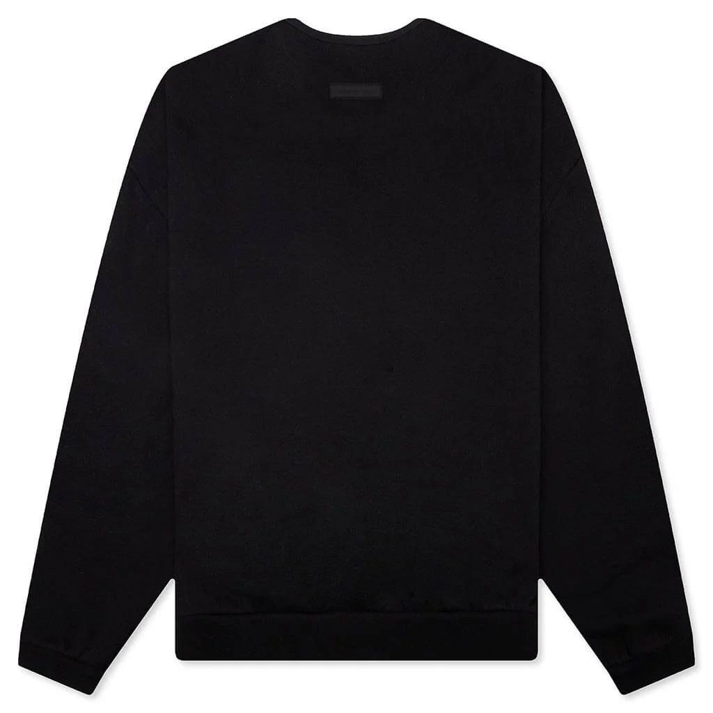 Crewneck Sweater Jet Black