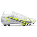 Nike Mercurial Vapor 14 Elite FG Firm Ground Soccer Cleats White Black Silver Volt
