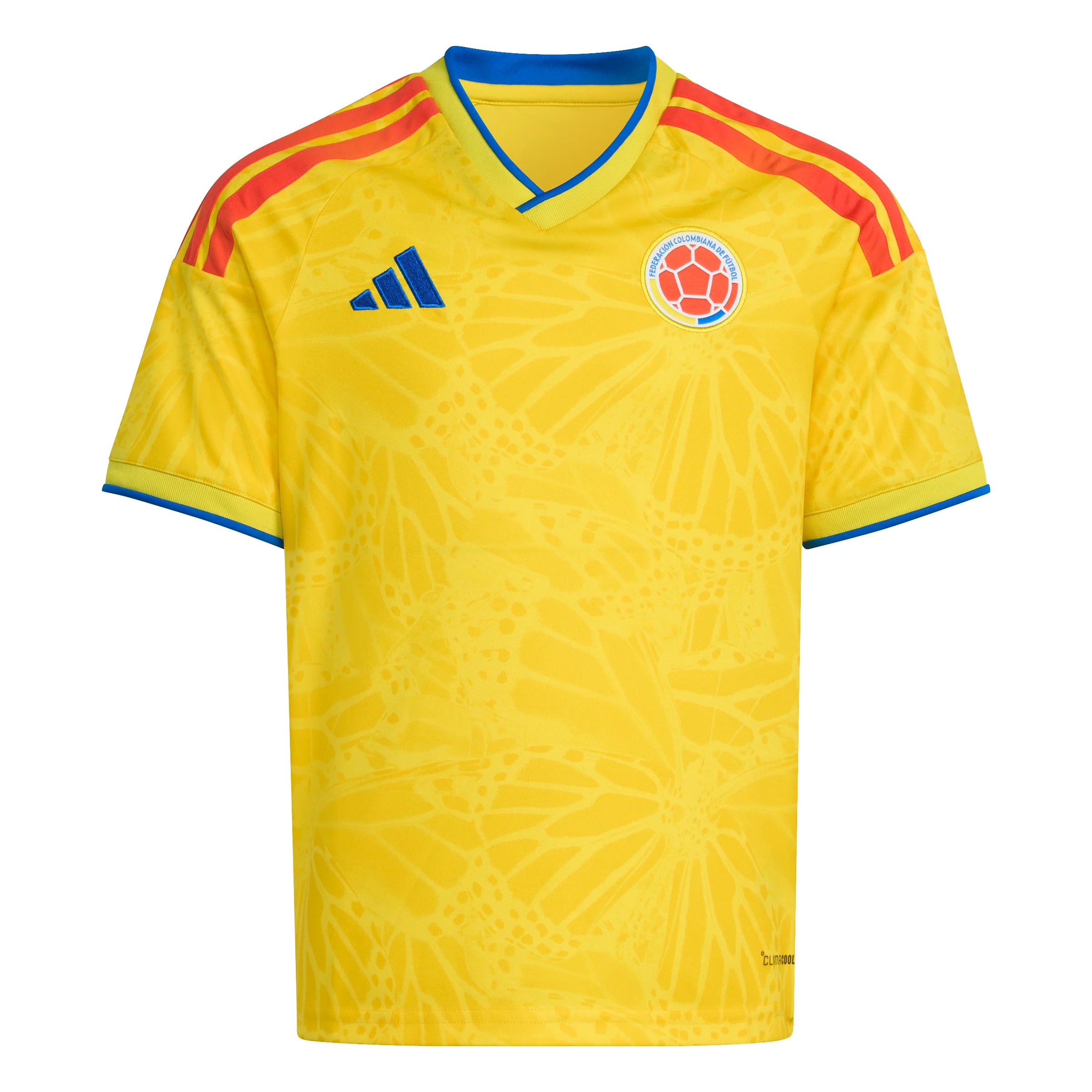 adidas Colombia Home Youth Soccer Jersey 26 Yellow