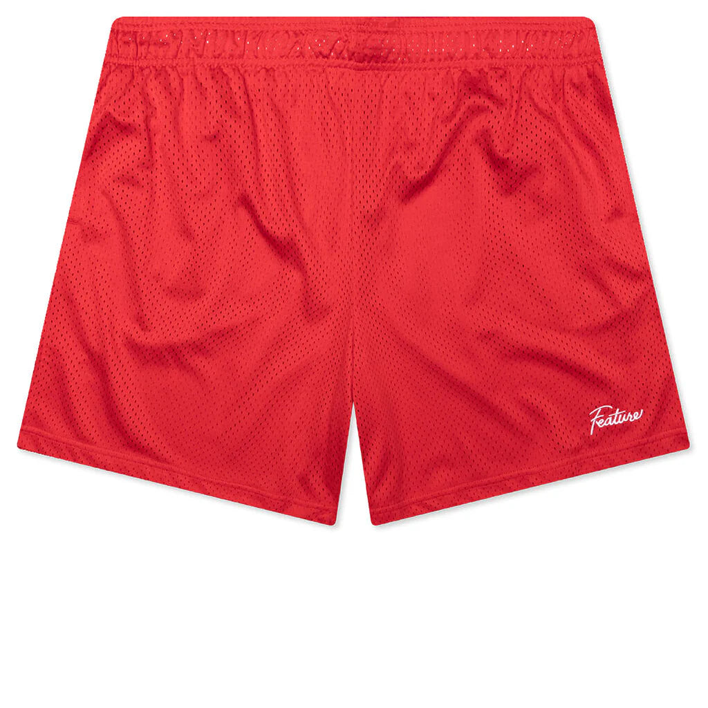 West Mesh Shorts Crimson