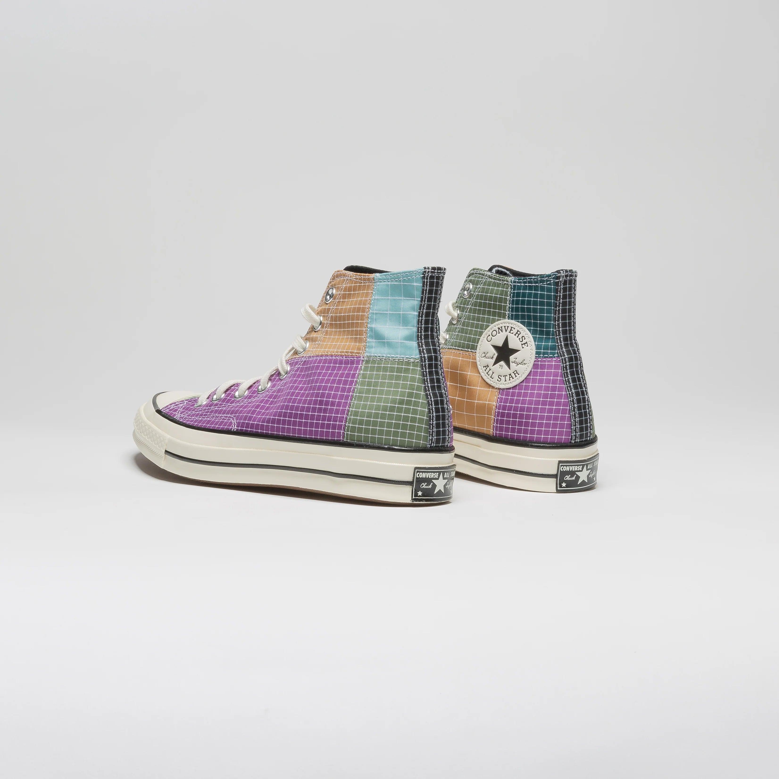 Chuck Taylor 70 High Top Mens Lifestyle Shoe Green Purple