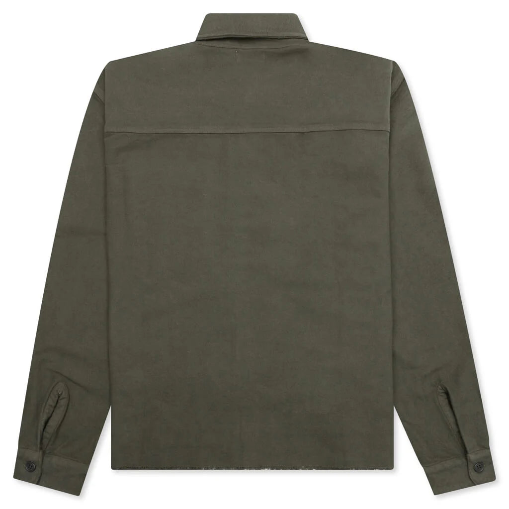 Hemi Oversized Shirt Solid Olive
