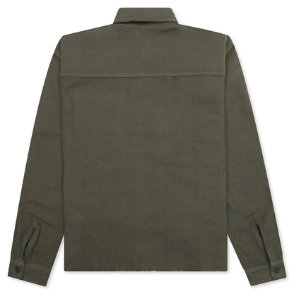 Hemi Oversized Shirt Solid Olive