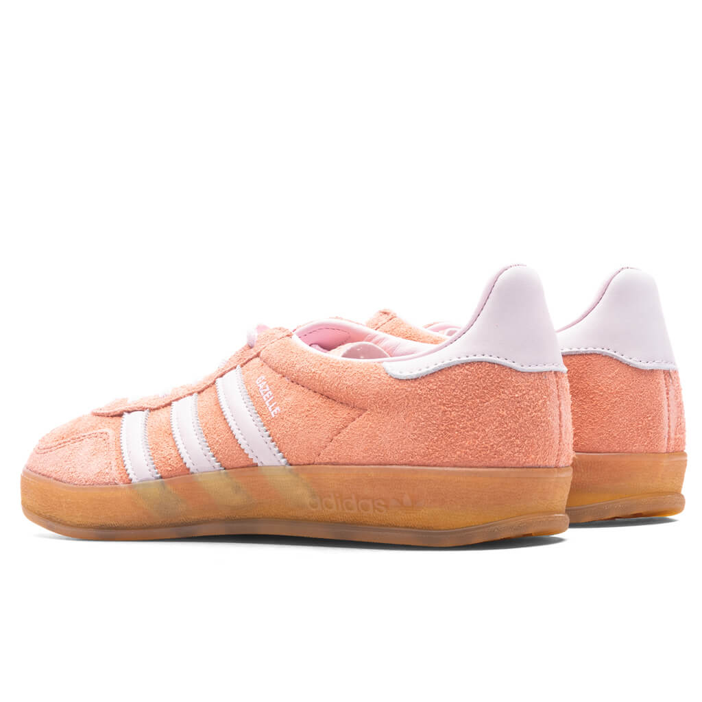Womens Gazelle Indoor Wonder Clay Clear Pink Gum
