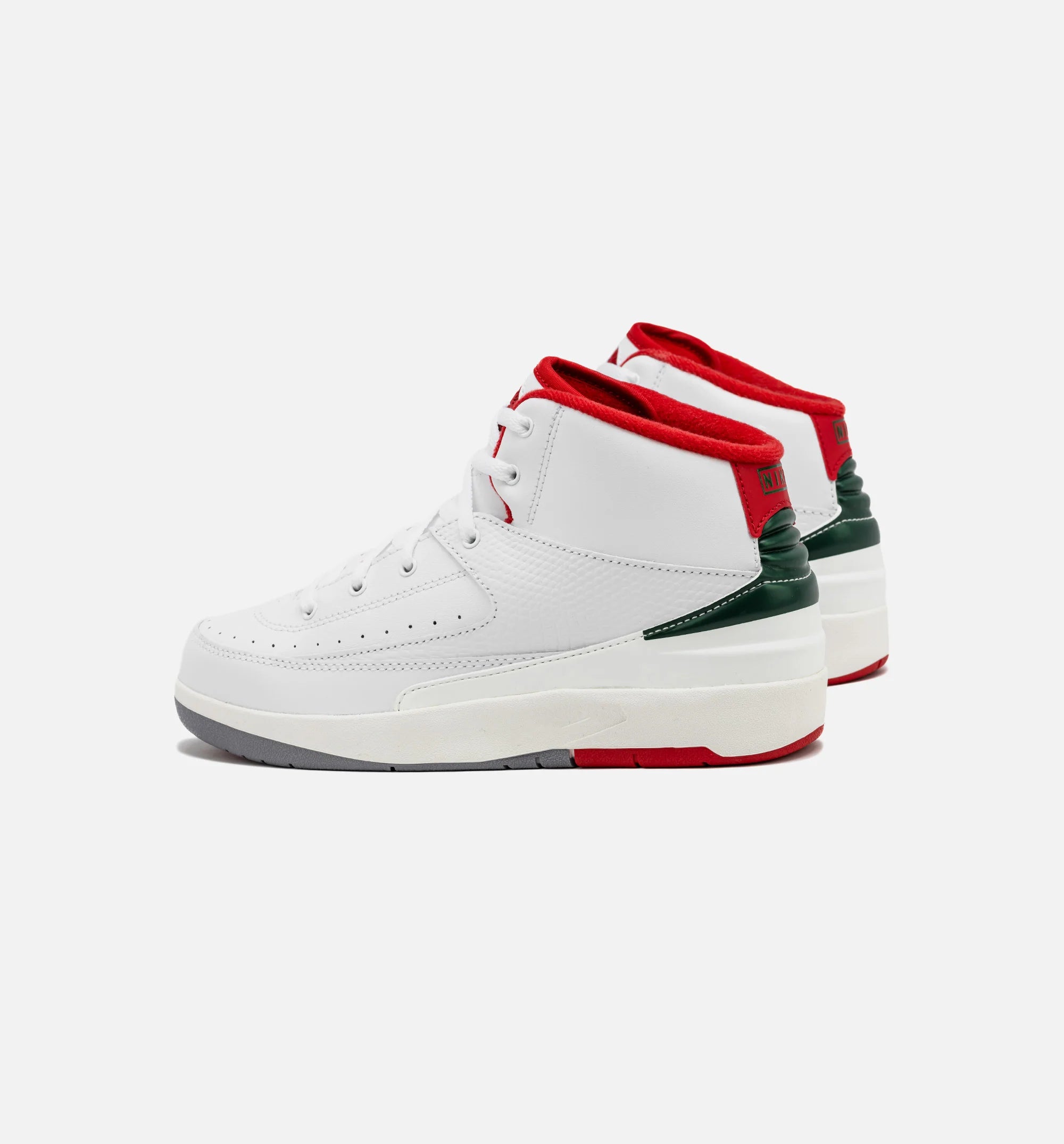 Air Jordan 2 Retro Italy Preschool Lifestyle Shoe White Fire Red