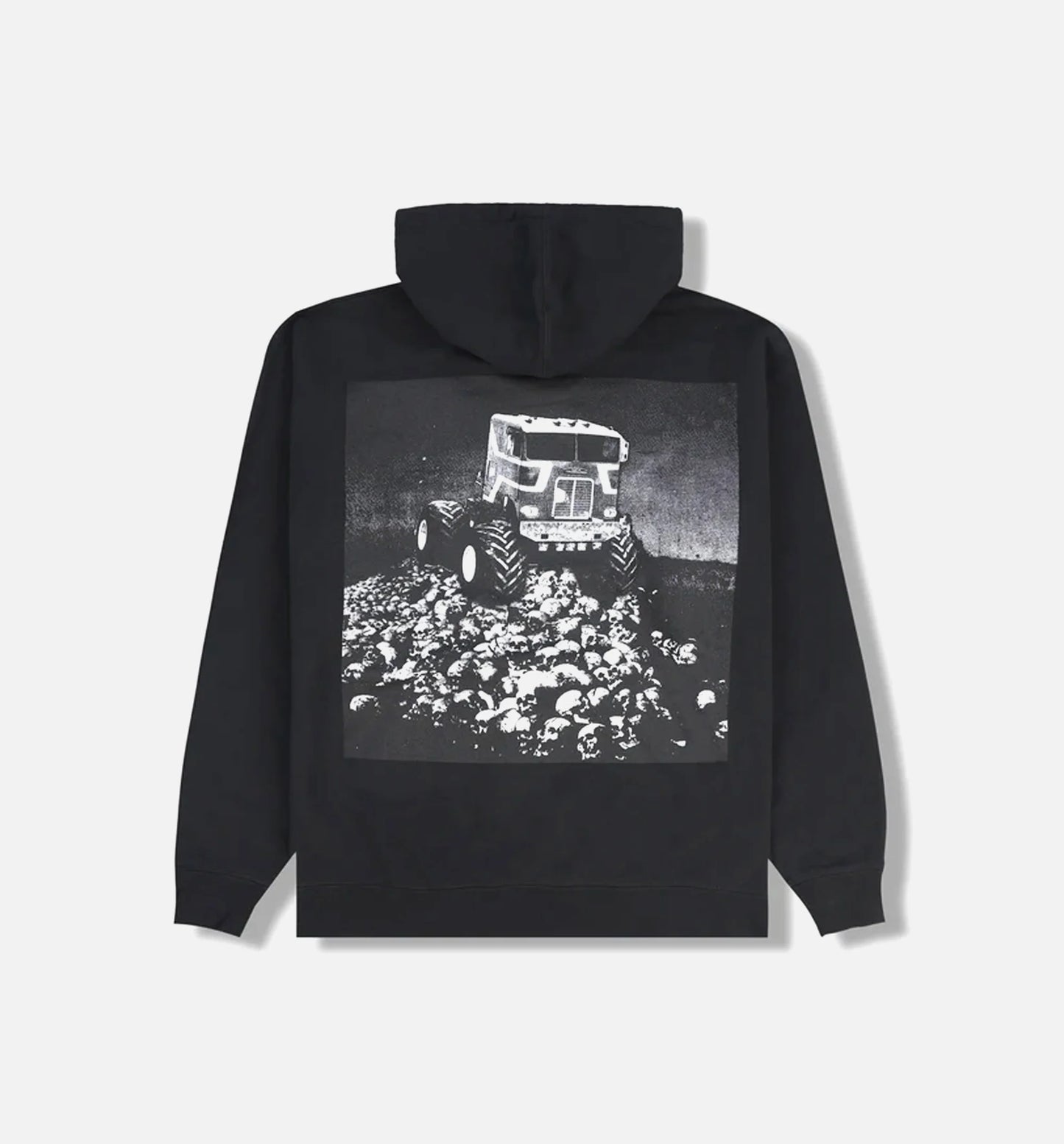 Off Road Pullover Mens Hoodie Black Red