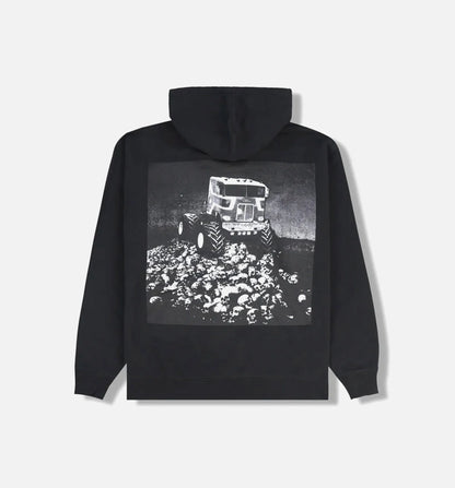 Off Road Pullover Mens Hoodie Black Red