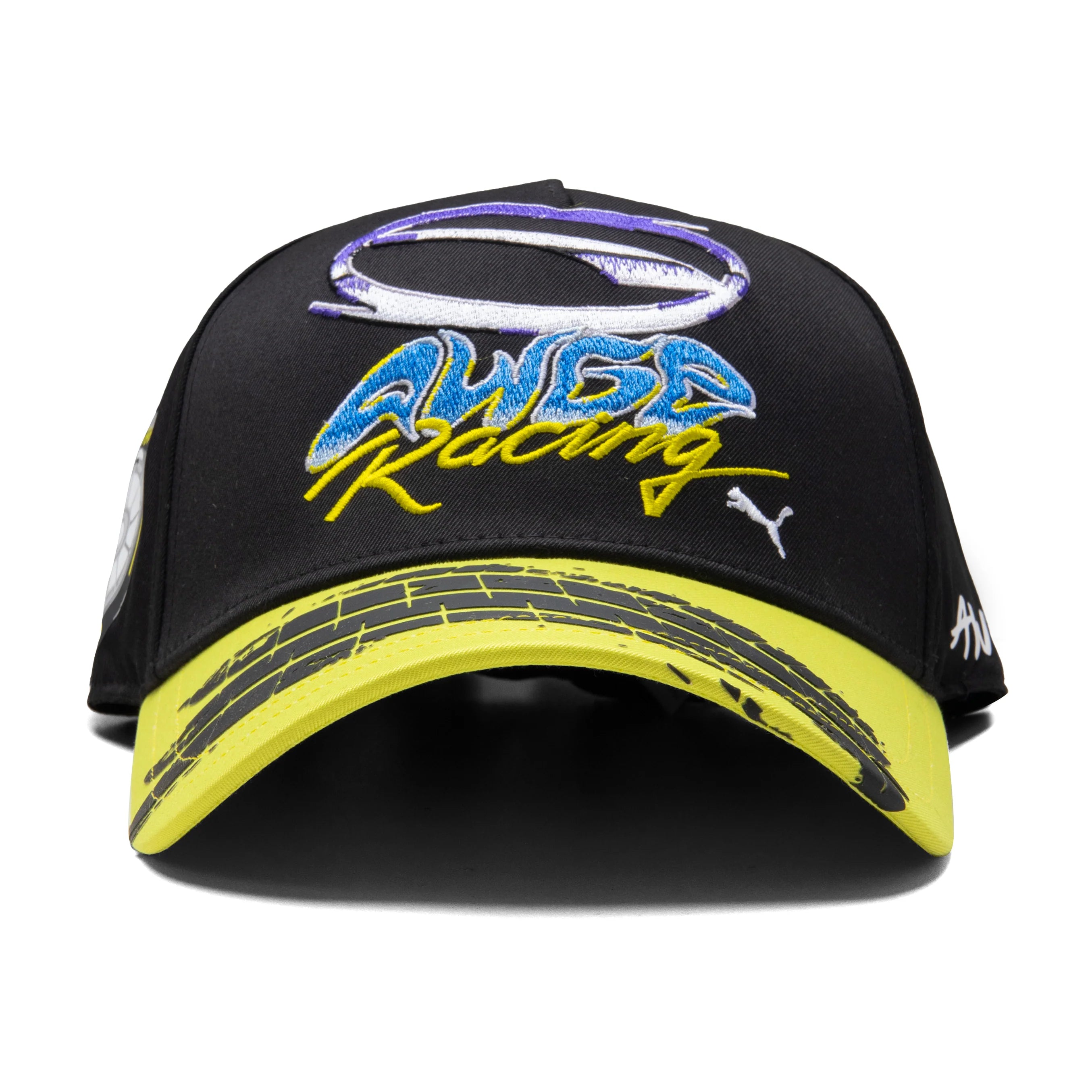Puma x AAP Rocky AWGE Racing Cap Black Lime Sheen