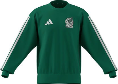 adidas Mexico DNA Mens Soccer Crew Sweat Green