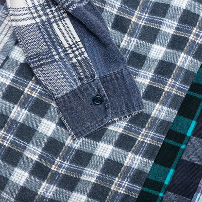 7 Cuts Flannel Shirt Assorted