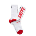 Saint Socks White Red