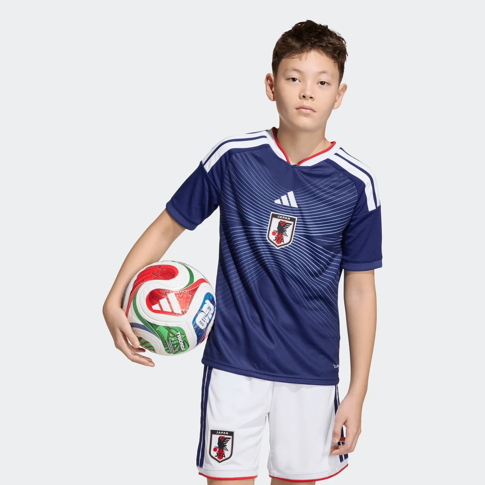 adidas Japan Home Youth Soccer Jersey 2026 Blue