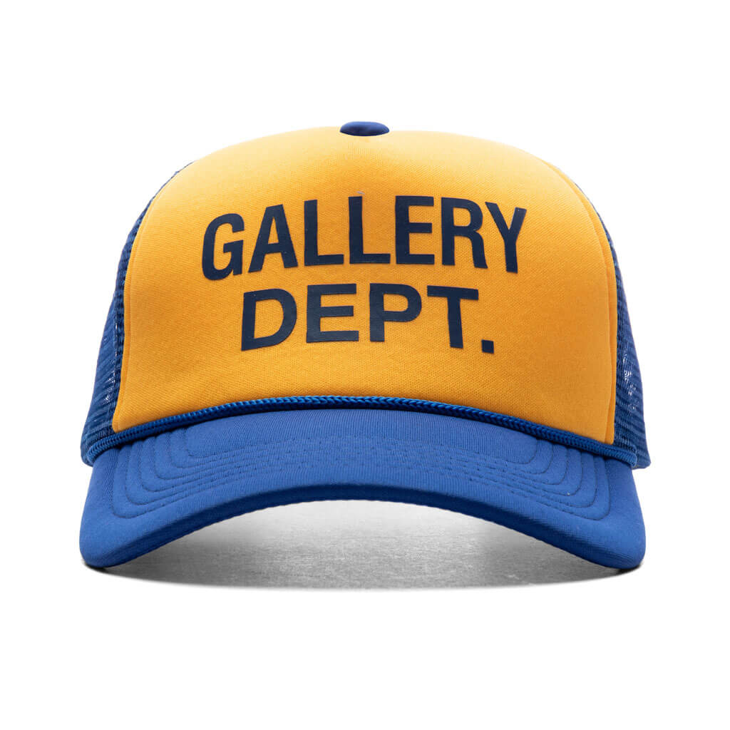 GD Logo Trucker Yellow Navy