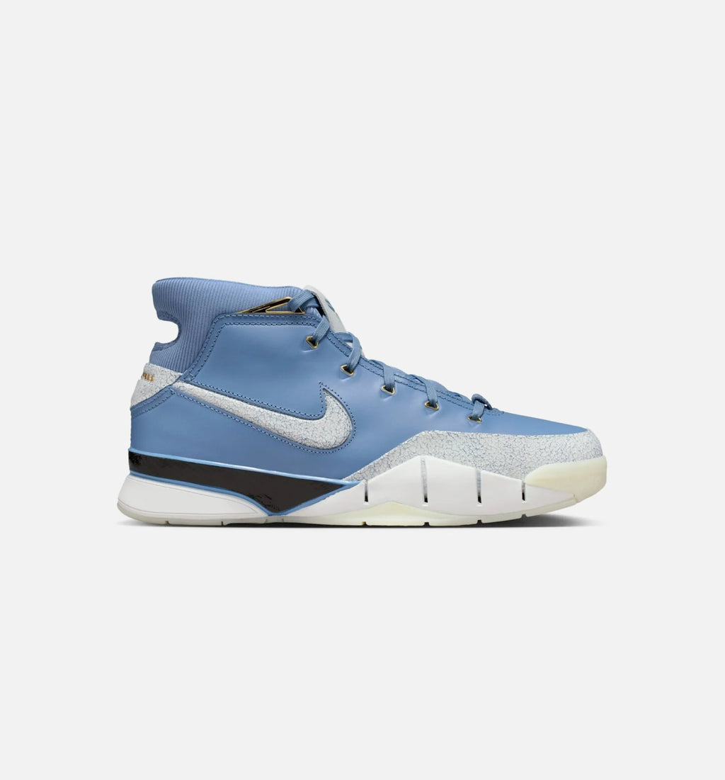 Kobe 1 Protro Work Blue And Metallic Gold Mens Lifestyle Shoe Work Blue Metallic Gold Summit White Limit One Per Customer