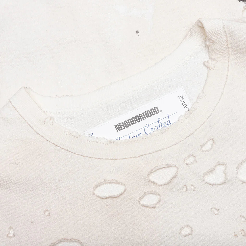 Savage S S Pocket Crewneck Off White