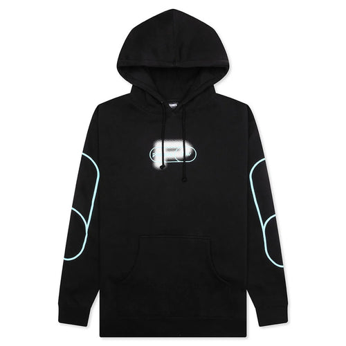 Pixel P Hoodie Black