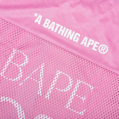 Line Camo Multi Logo Relaxed Fit Football Jersey Pink