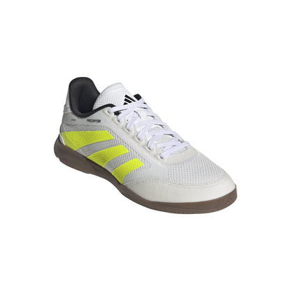adidas Predator League Youth Indoor Shoes White Lemon
