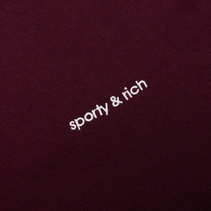 Adidas x Sporty Rich Sweatshirt Maroon