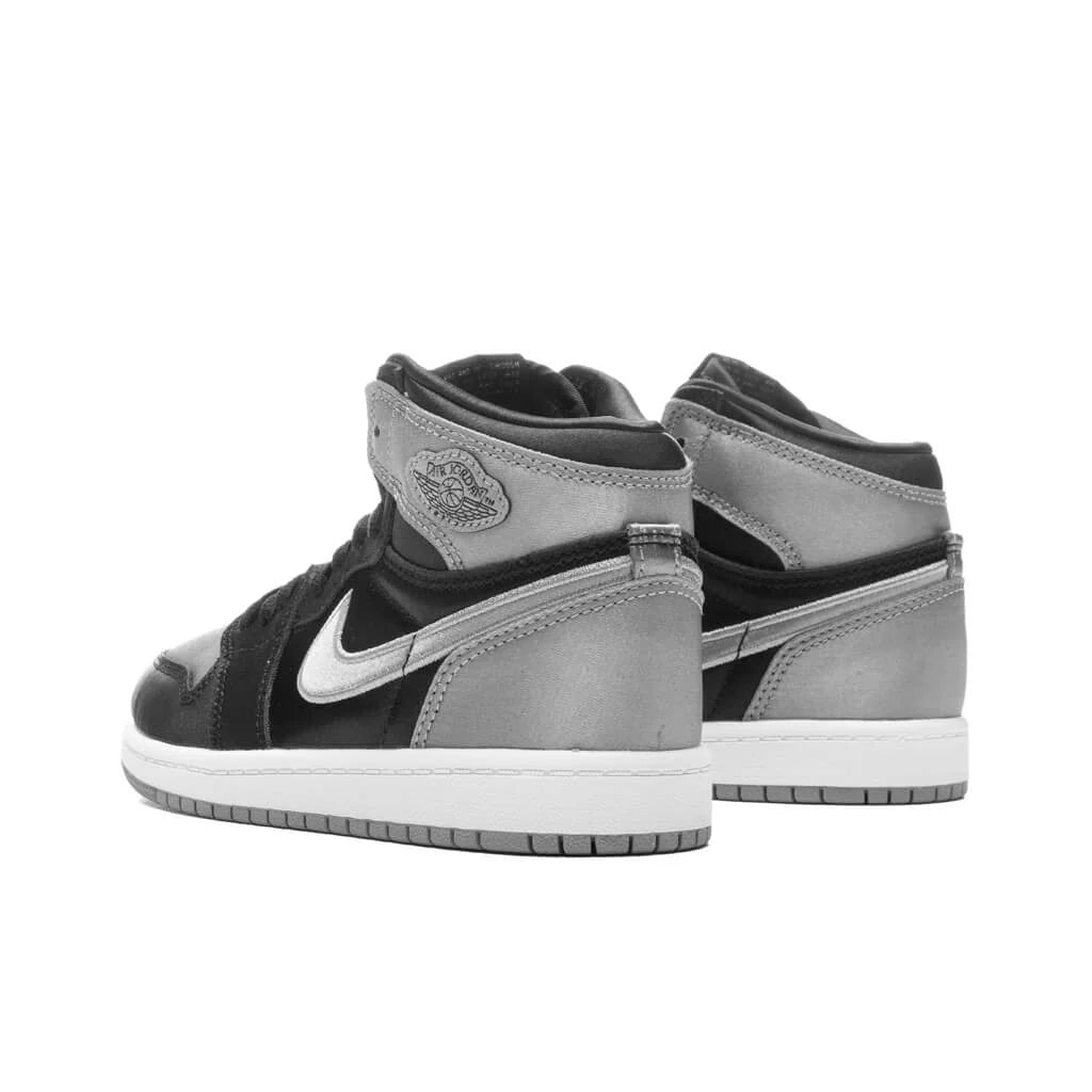 Air Jordan 1 Retro High OG Satin Shadow PS Black Medium Grey White