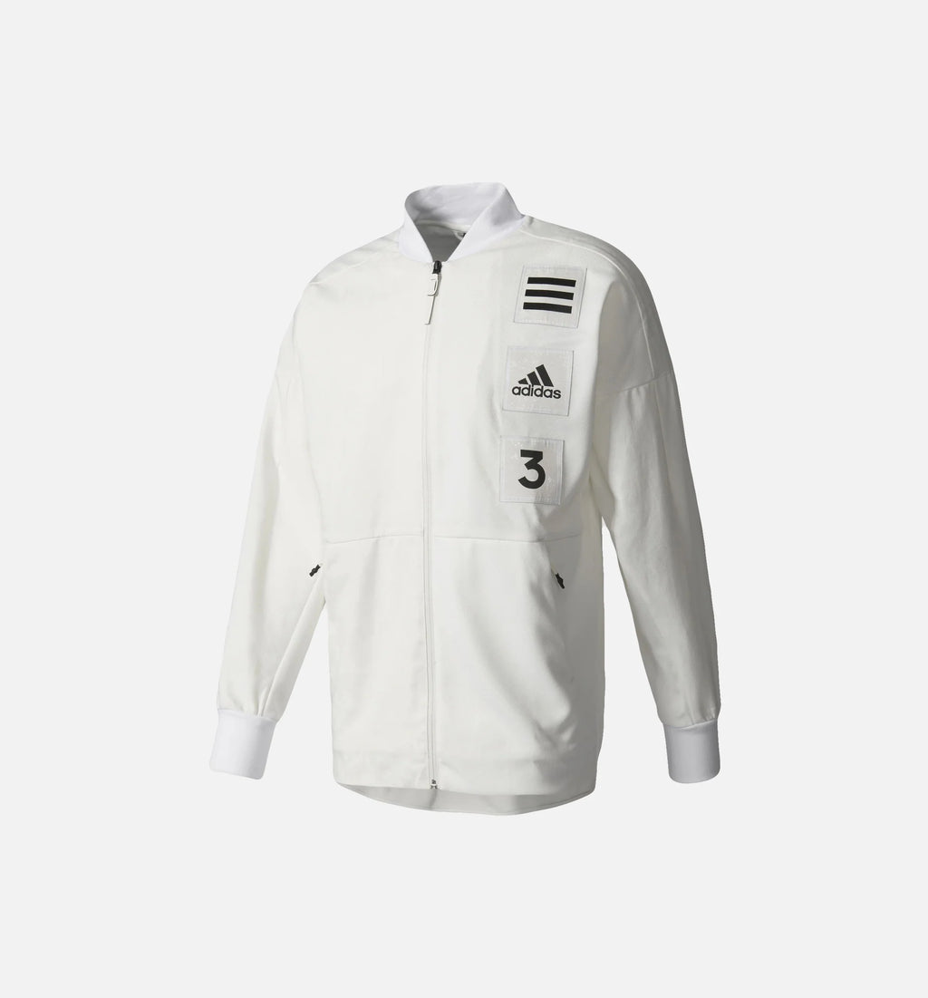 Coach Jacket Mens White Black