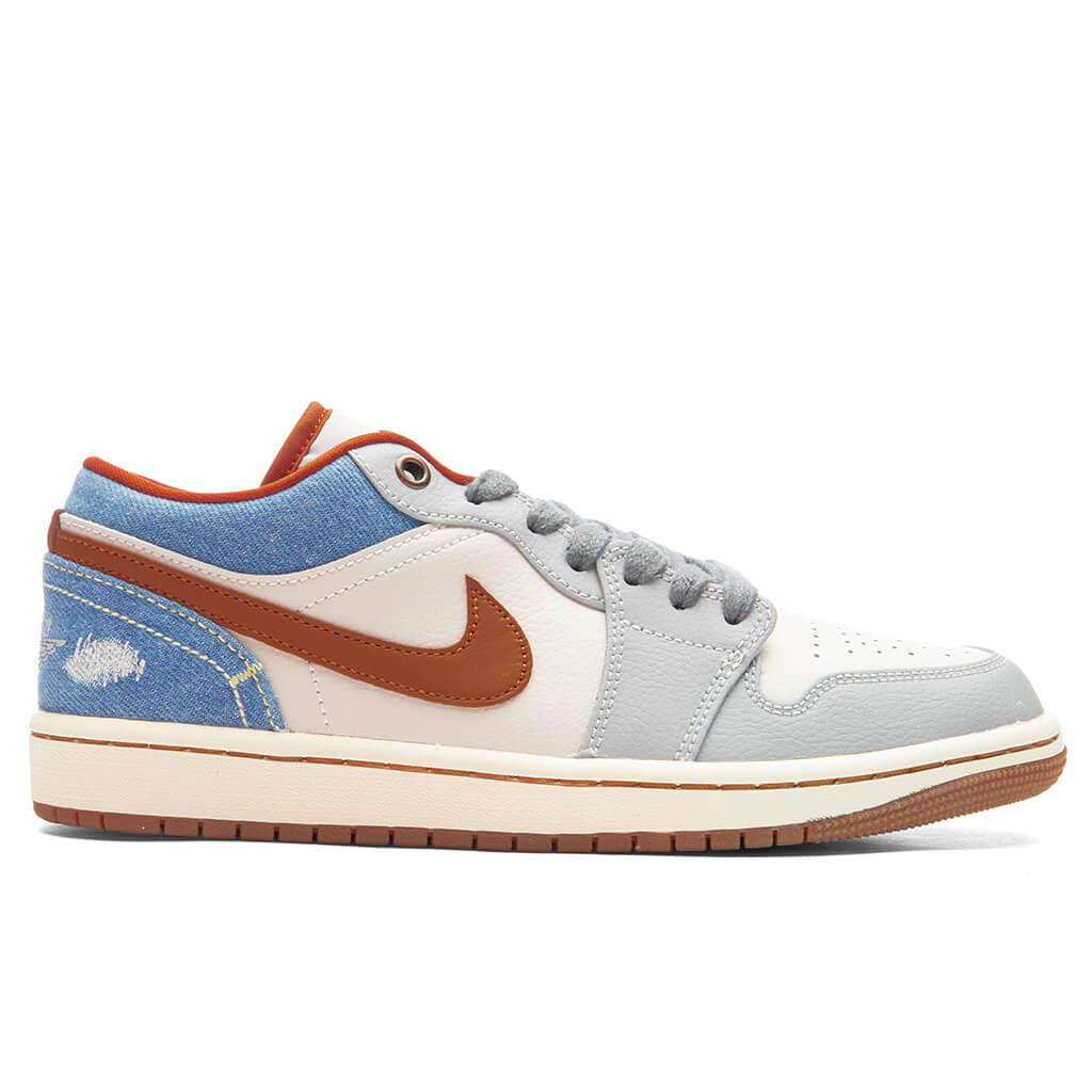 Womens Air Jordan 1 Low Phantom Multi Color Coconut Milk