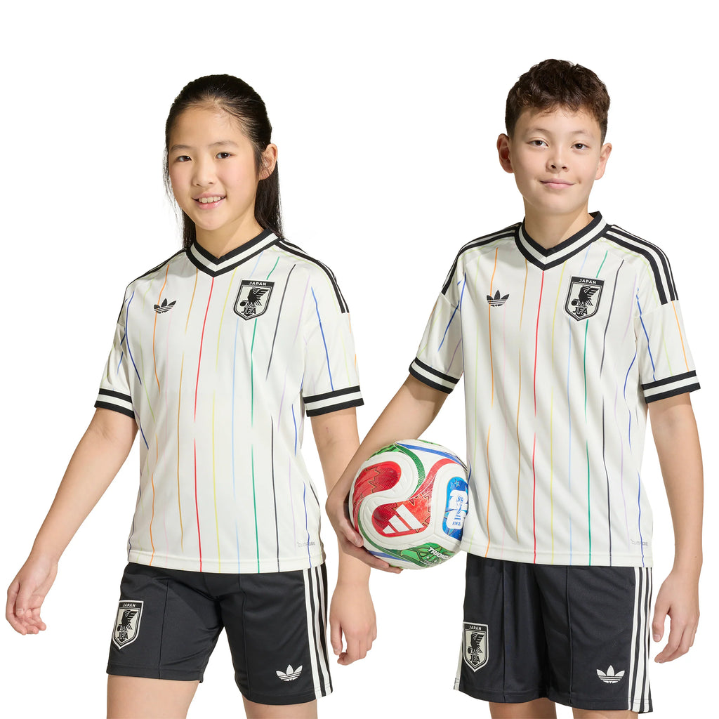 adidas Japan Away Youth Soccer Jersey 2026 White Black