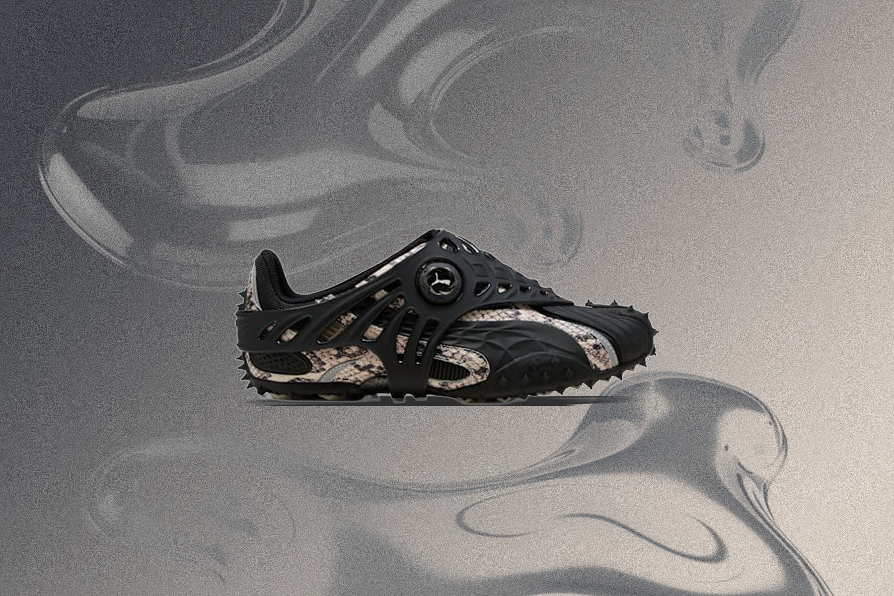 Puma x AAP Rocky Mostro Gabbia Snake Totally Taupe Black