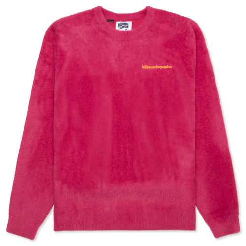 Fuzz L S Knit Carmine