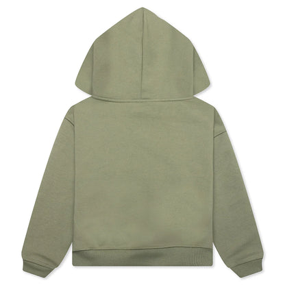 Kids Academy Hoodie Oil Green