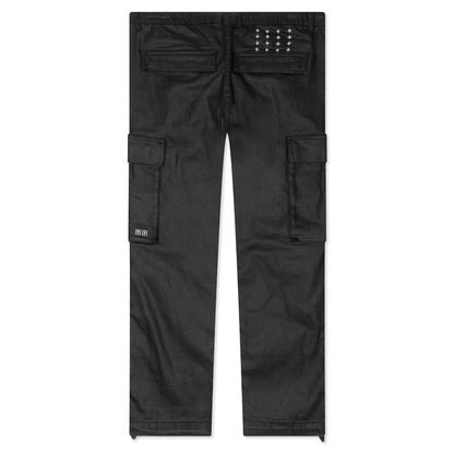Fugitive Cargo Waxed Pants Black