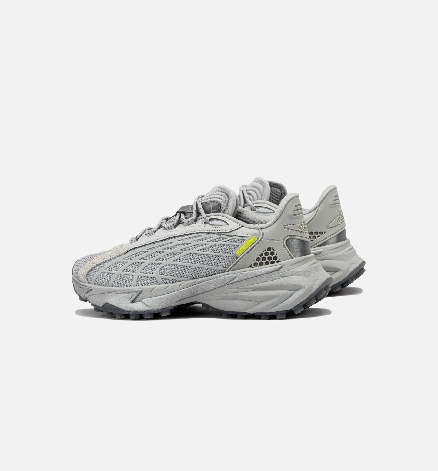 Spirex Pleasures Mens Lifestyle Shoe Glacial Grey Cool Light Grey