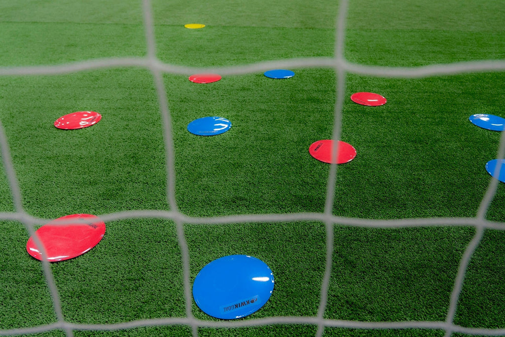 Kwik Goal Flat Round Markers Yellow