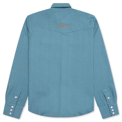 Hive Western Shirt Blue