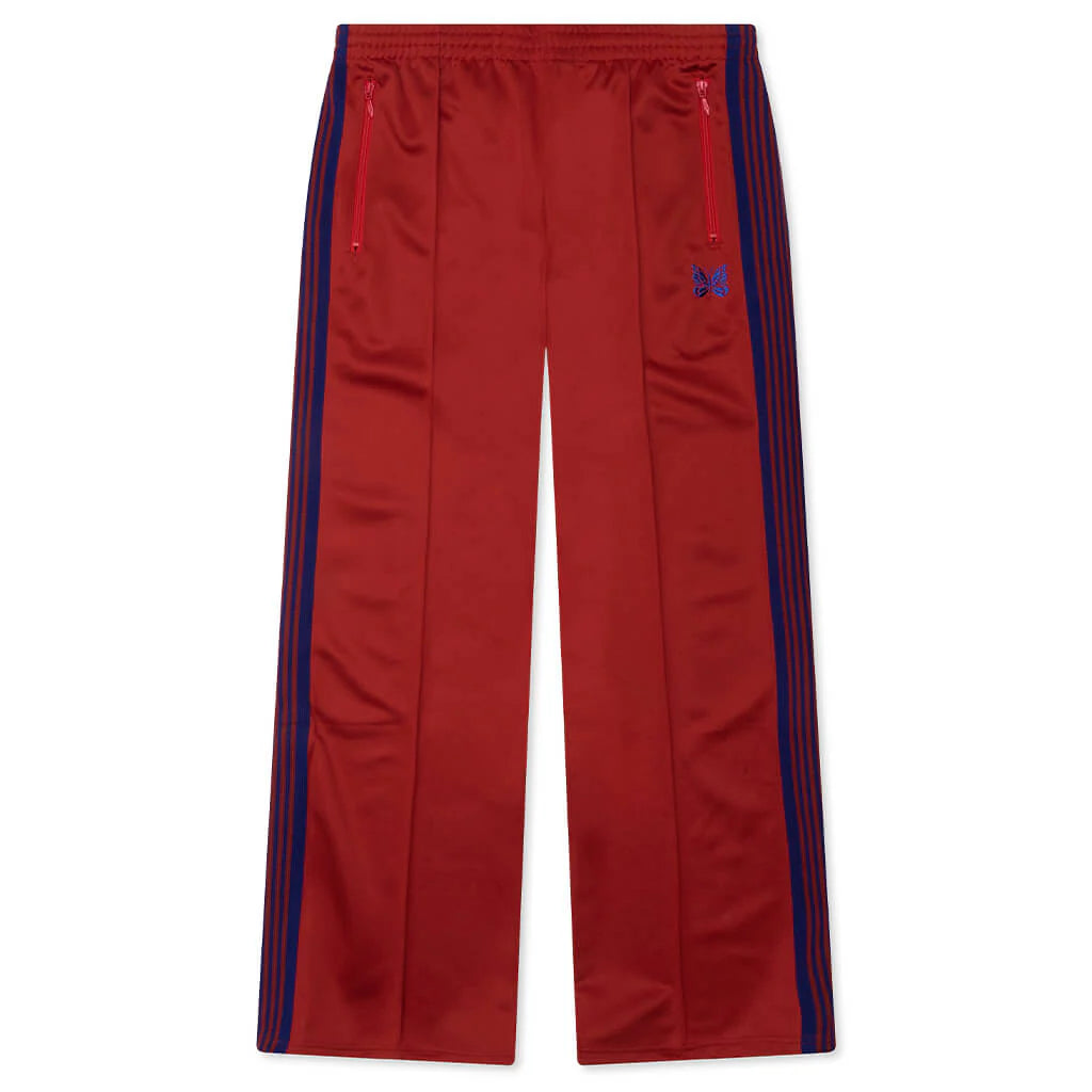 Poly Smooth Track Pant Red