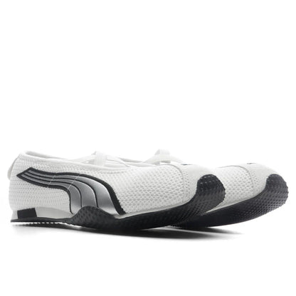Womens H Street Ballet Warm White Silver