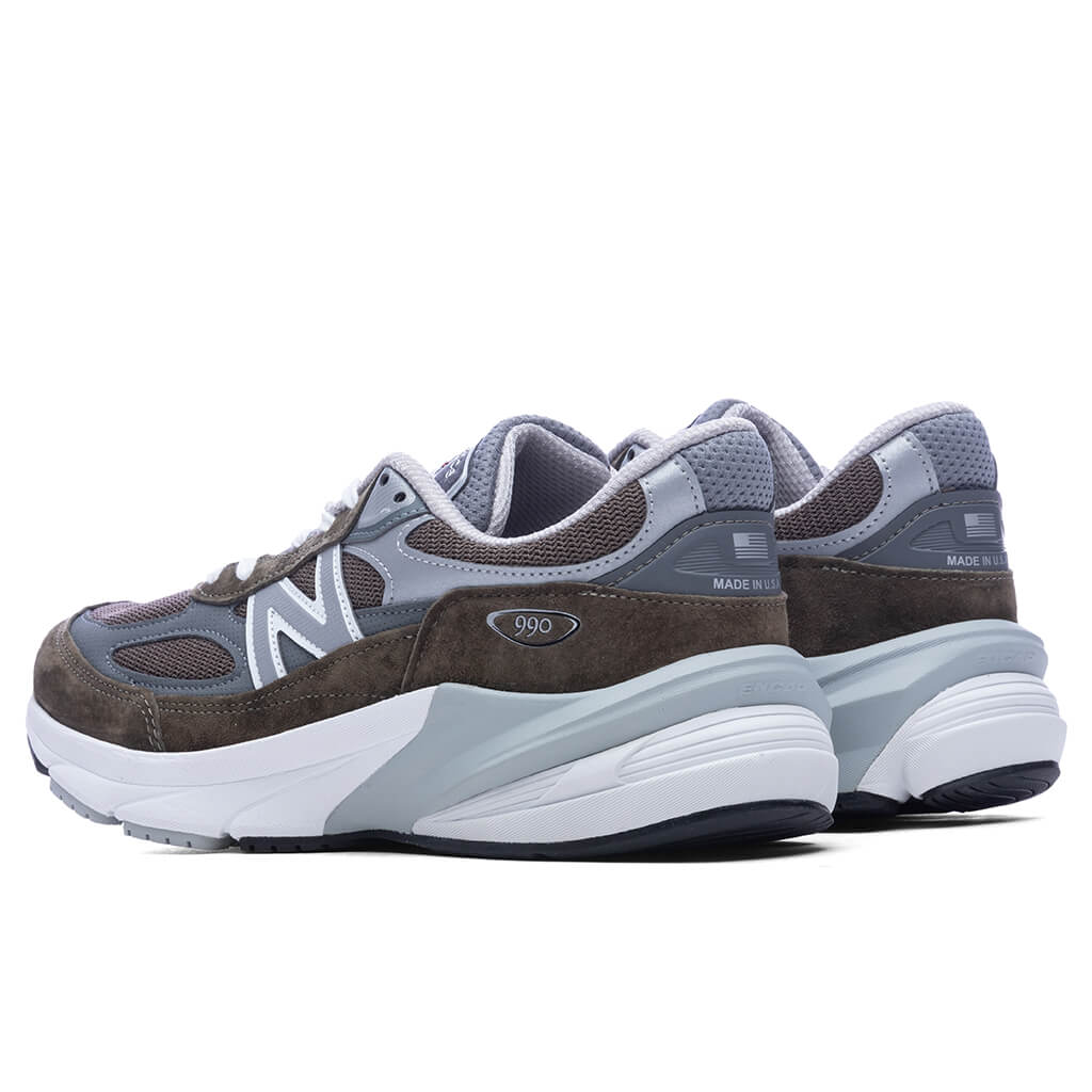 Made in USA 990v6 Olive Grey