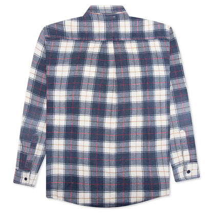 Ribbon Flannel Shirt Assorted